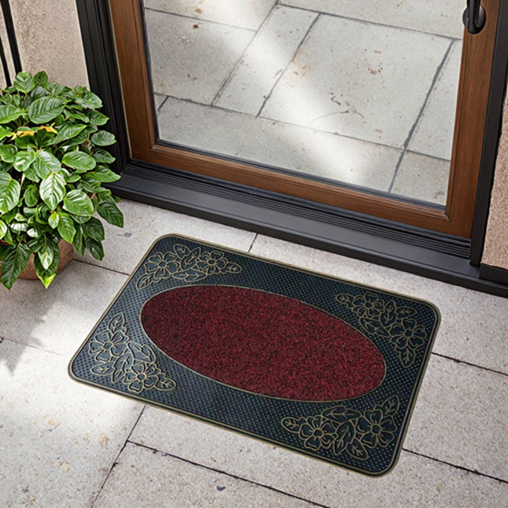 Rubber floor MATS, door MATS, entrance door carpets, anti-slip foot MATS, European, Chinese, Nordic style, wear-resistant and dirt-resistant carpets
