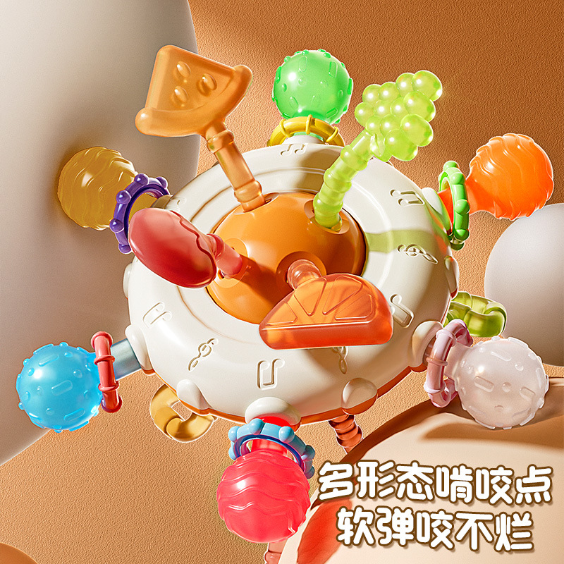 跨境婴儿玩具抽抽乐手指抓握精细训练6个月宝宝玩具1岁儿童拉拉乐细节图