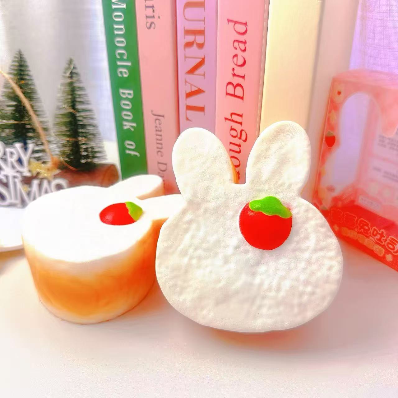 squishy食物慢回弹玩具蛋糕吐司面包肌无力吸手指捏捏乐解压玩具