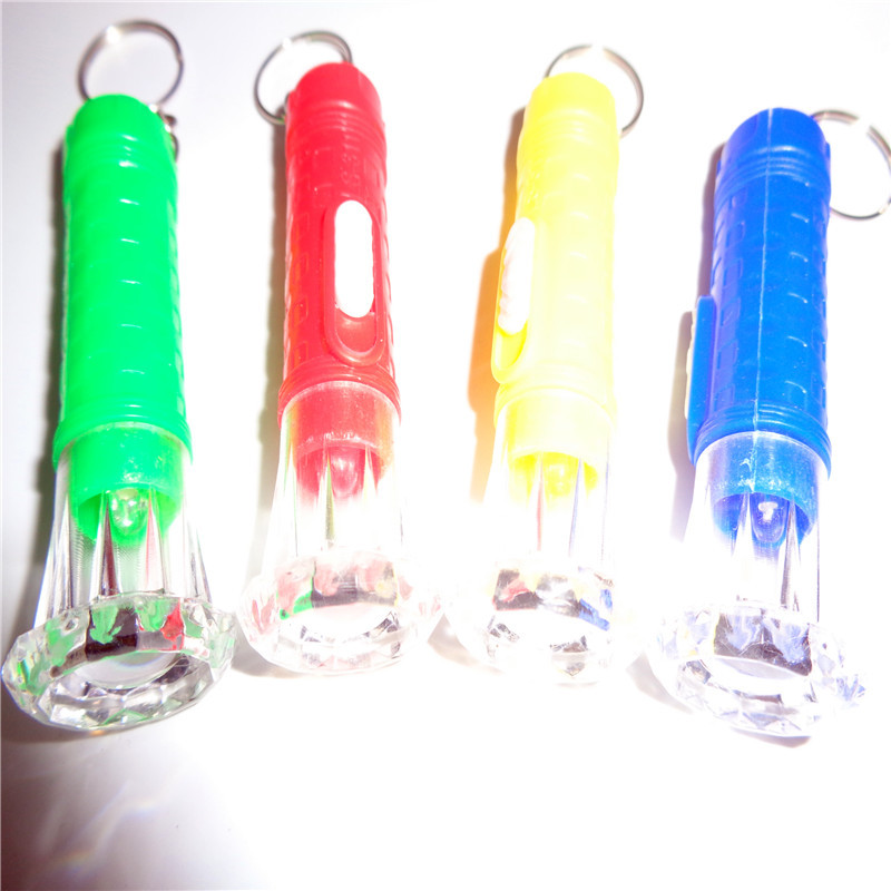 Children's toy keychain lights, gift flashlights, LED night lights, ground promotion supply, factory direct sales details Picture