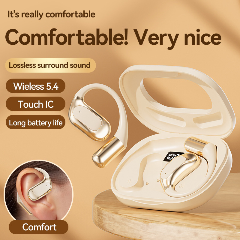 M115OWS wireless headphones dual-ear private mold Factory 2025 Blue Tooth Hua High-fidelity Stereo noise-cancelling ear-hanging style