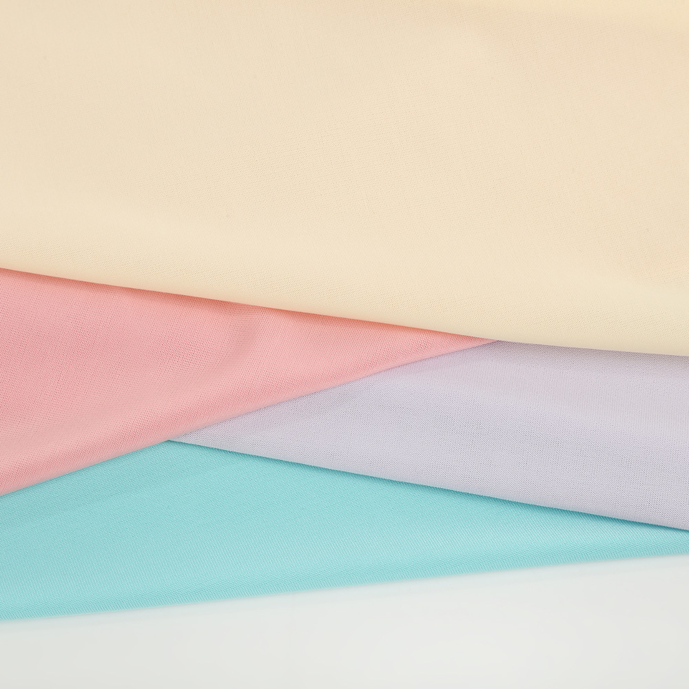 冰丝平纹服装针织面料透气凉感T恤防晒衣面料夏季防晒口罩布料细节图