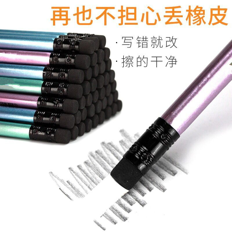 Cross-border wholesale of children's triangular pencil boxes, 2b triangular pencils, wooden pencils for correcting grip posture for primary school students Specification image