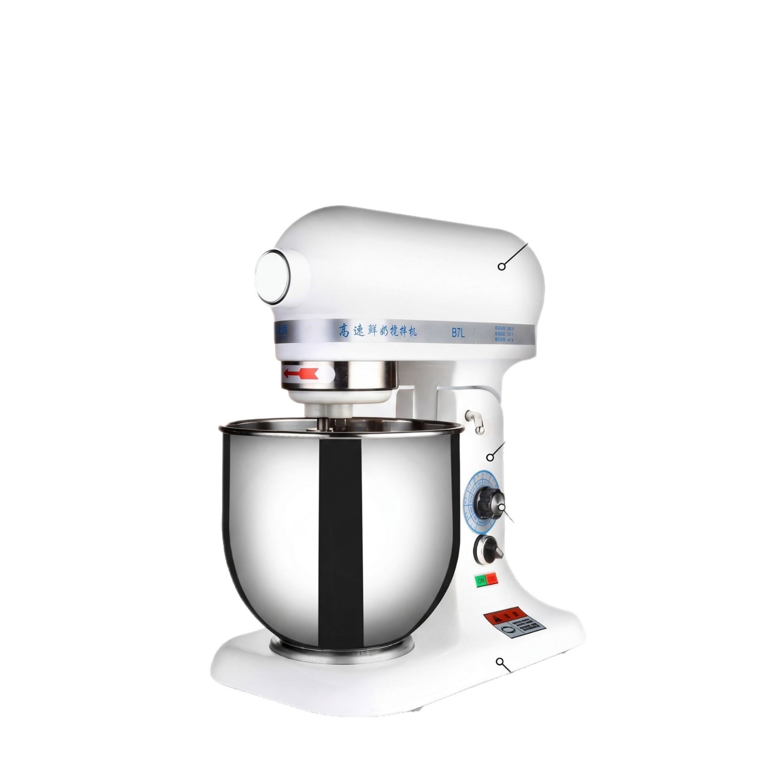 Direct sales from the manufacturer of commercial mixers, fully automatic egg beaters, cream whipping and dough mixing equipment for bakeries Item Picture