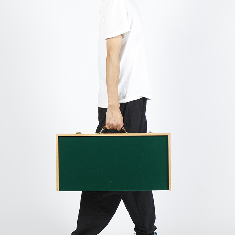 户外实木麻将机露营麻将桌餐桌两用迷你麻将折叠便携宿舍麻雀牌细节图