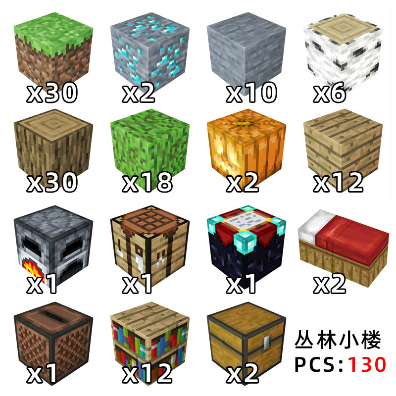 Minecraft Magnetic Block Building Blocks children's educational minion assembly game peripheral mini wholesale building block toys Application Scenario