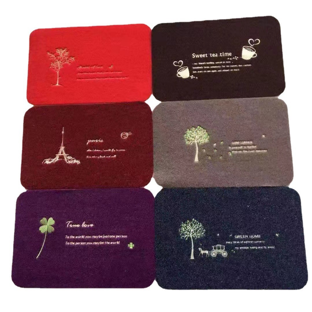 Velvet embroidery, soil scraping, sand scraping, water absorption, anti-slip and dust-proof floor MATS, carpets and foot MATS for the entrance room, living room, kitchen and bedroom Item Picture