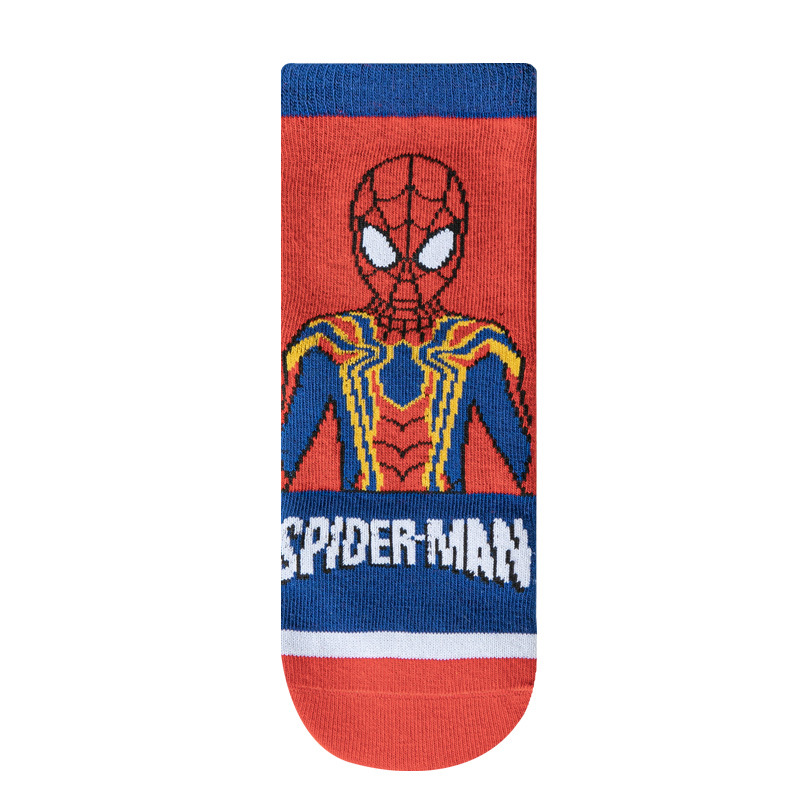 Boys' socks: Spring and autumn breathable and sweat-absorbing combed cotton mid-calf socks; autumn and winter cartoon socks for middle and large school students, uiol Item Picture