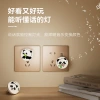 Smart voice USB charging Panda light, voice-controlled night light for bedroom and bathroom, mini soft light, seven-color night light details Picture