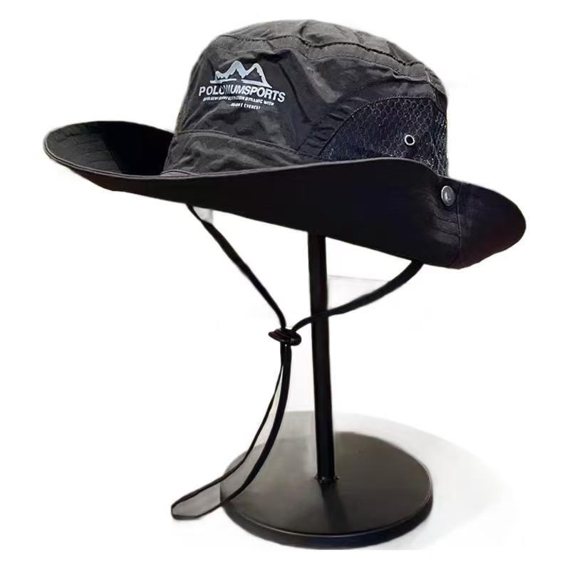Mountain camping men's summer sun hats, hiking sun protection, outdoor mountain climbing UV protection women's fisherman hats, fishing hats Item Picture