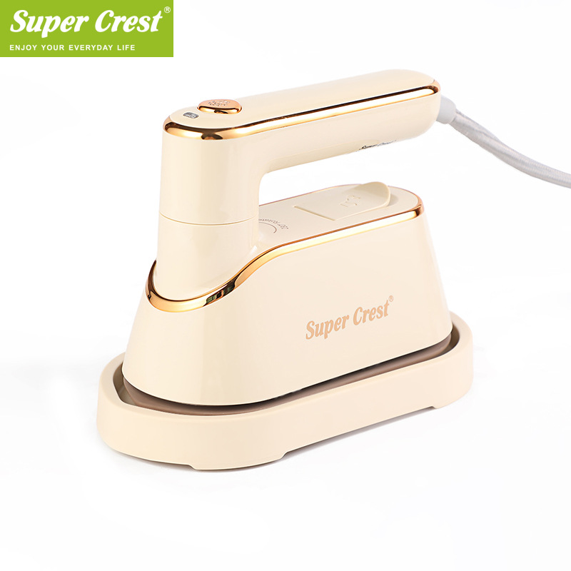 Super Crest 外贸欧规可折叠mini电熨斗  旅行便携迷你蒸汽电熨斗