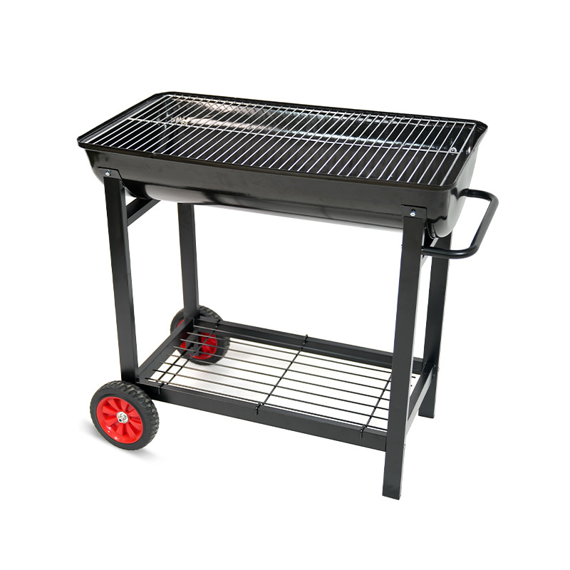 烤鱼夹/烧烤架/烧烤架户外/烤网/一次性烧烤架白底实物图