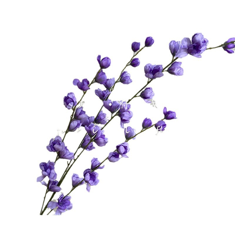 4-pronged violet, artificial rose, flying swallow, silk fabric, wedding hall, outdoor home decoration, ceiling flower wholesale bouquets Item Picture