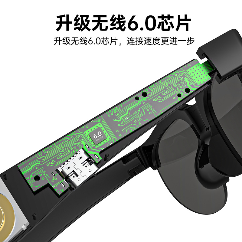 XG89 Bluetooth Glasses Wireless non-in-ear sports Cycling AI Translation stereo sunglasses headphones Specification image