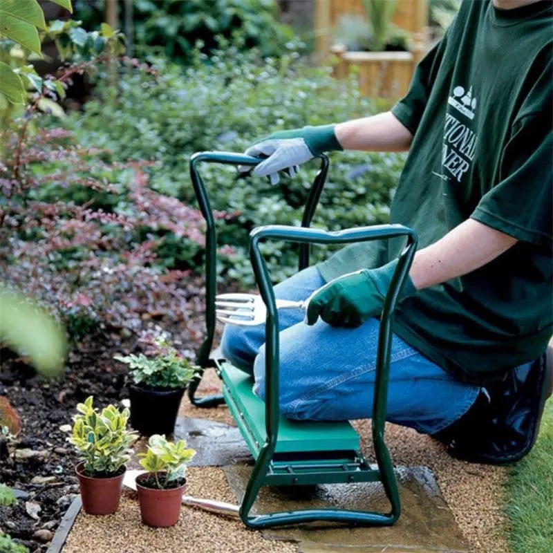 Outdoor garden kneeling stool, garden kneeling chair, garden tool stool with tool bag, garden kneeling stool Specification image