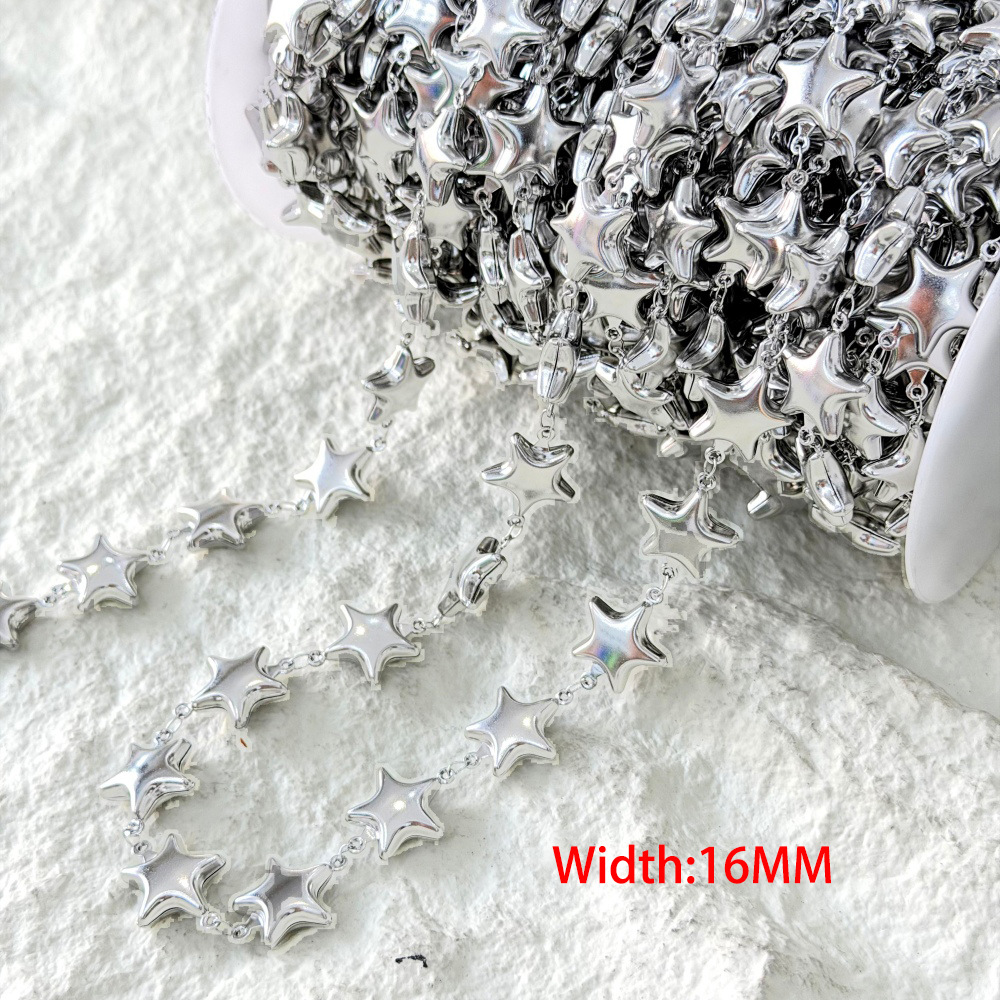 Wholesale of new handmade diy accessories, stainless steel rose chain jewelry accessories, bracelets, necklaces and semi-finished chains