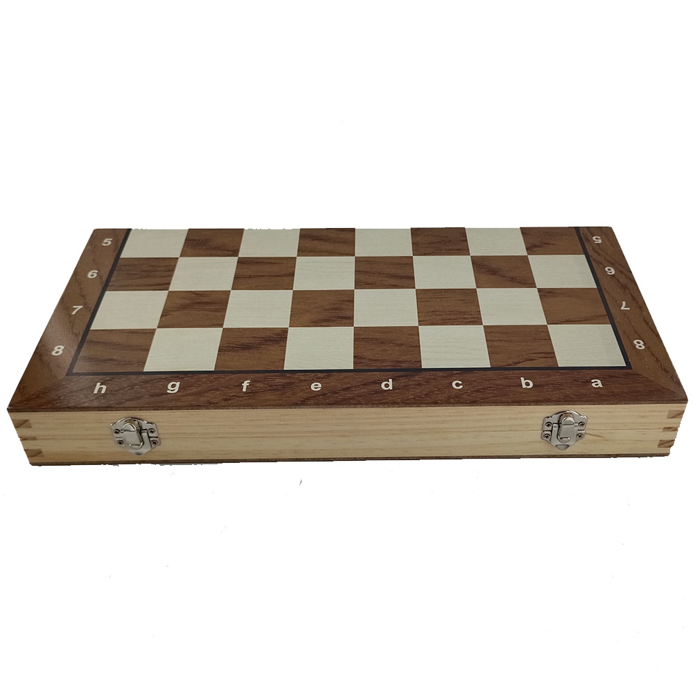 39cm foldable chess board game toy, game entertainment party, wooden factory direct sales and wholesale portable home details Picture