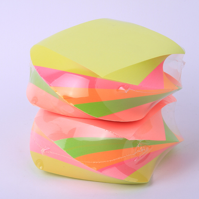 久星文具DNA彩色纸螺旋侧胶便签纸砖立体旋转收缩膜便签可定广告