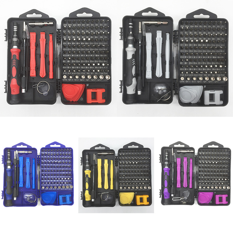 Cross-border exclusive 115-in-one Y-type screwdriver set, a multi-functional high-hardness disassembly tool for mobile phone repair, with a screwdriver bit Application Scenario