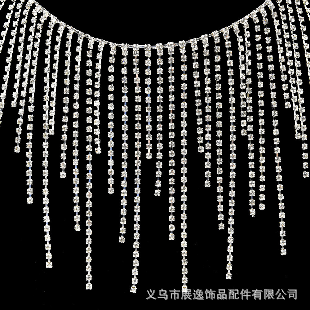 项链/珍珠/天然石项链/珍珠链条女款拼接气质/珍珠项链产品图