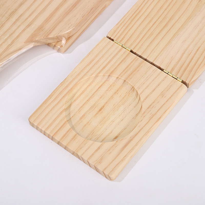 Wooden pancake press, childhood memories, Qingming fruit press, household dumpling mold, dough rolling tool, wooden pancake press board Specification image