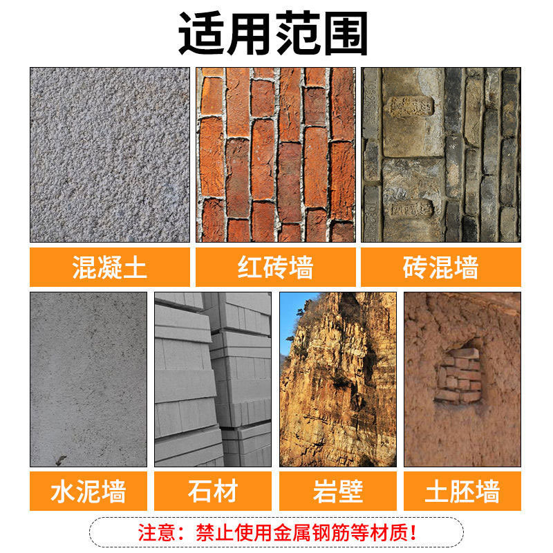 Electric hammer chisel, spring steel, high-hardness electric pick, round handle, square handle, hexagonal pointed, flat concrete slotting shovel, impact drill bit Application Scenario