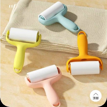 卡通便携式滚筒粘毛器迷你可水洗粘毛器滚筒衣服除毛器随身携带产品图