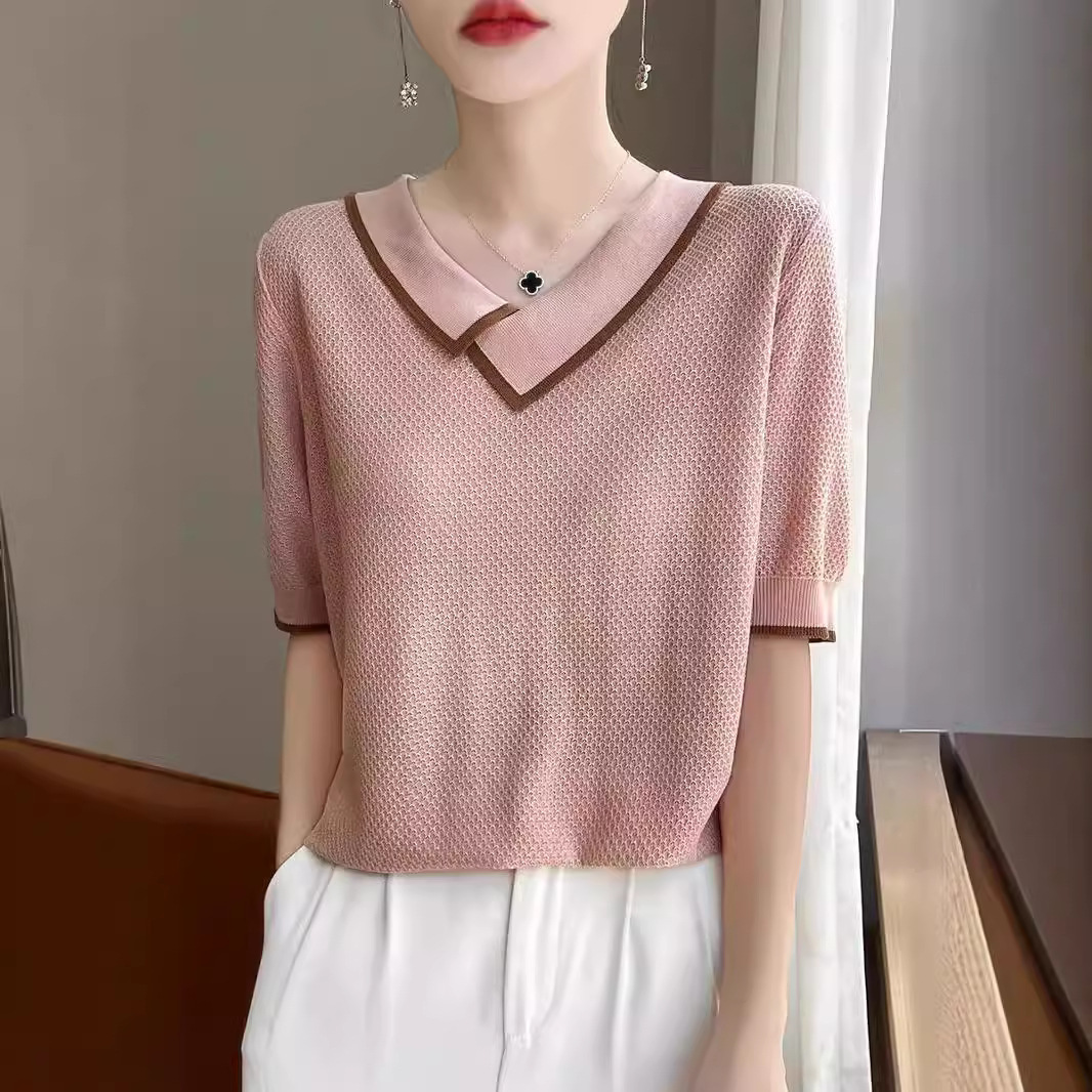 打底衫女长袖韩版/短袖/T恤/t恤/服装细节图