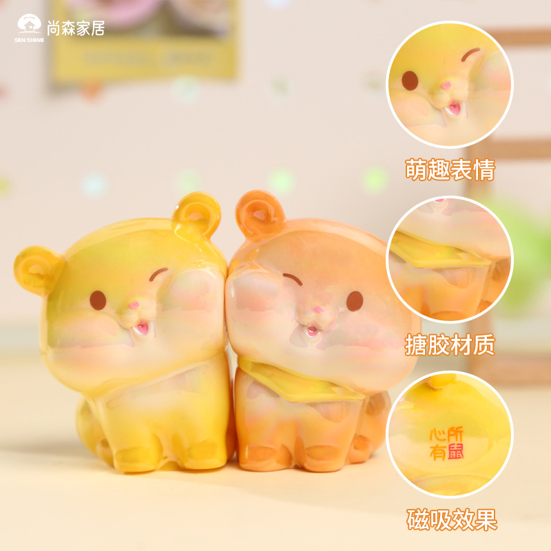 New factory direct sales of Aidi Tietie ornaments. Cute cartoon and good meaning home decoration and casual ornaments for women's Day Application Scenario