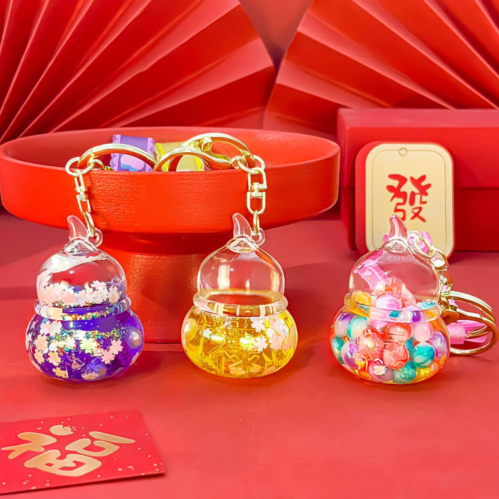 葫芦/宋锦/创意葫芦/天然葫芦/挂件流苏细节图