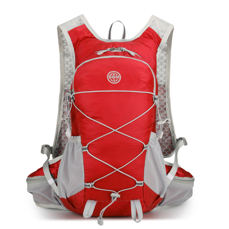 New multi-functional nylon running backpack, safety reflective sports backpack, water bag backpack Specification image