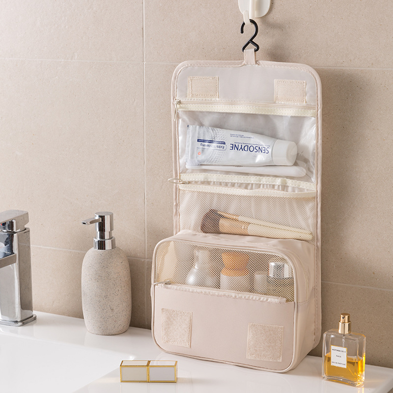 新款韩版防水旅行大容量收纳包 便携出差手提男女挂钩洗漱化妆包细节图