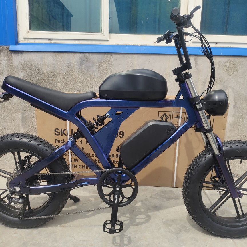 20-inch electric bicycle super73 integrated wheel lithium battery-powered 3.0 dual disc brake for beach and snow