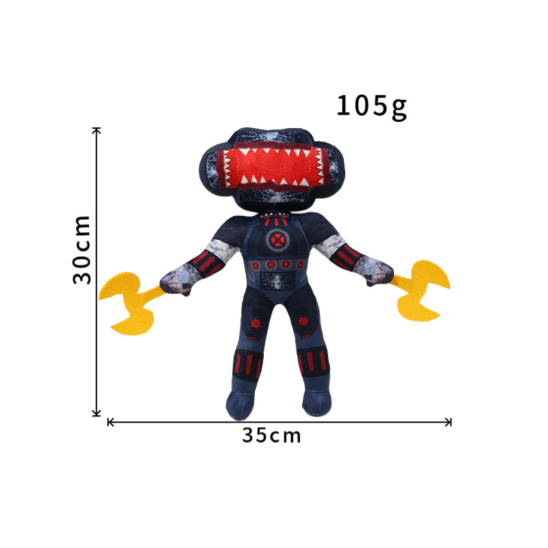 Cross-border bestseller skibiditoiletplush Toilet man parody plush toy doll Titan details Picture