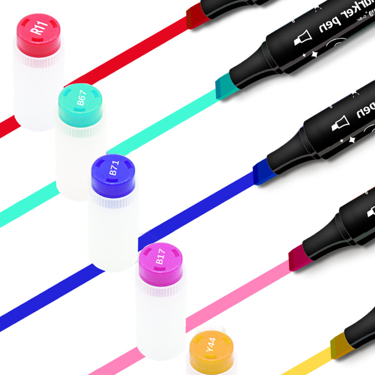 Yalong Cross-border Bestseller 36-color pen set, fabric marker pen, graffiti marker pen, acrylic children's art set Application Scenario