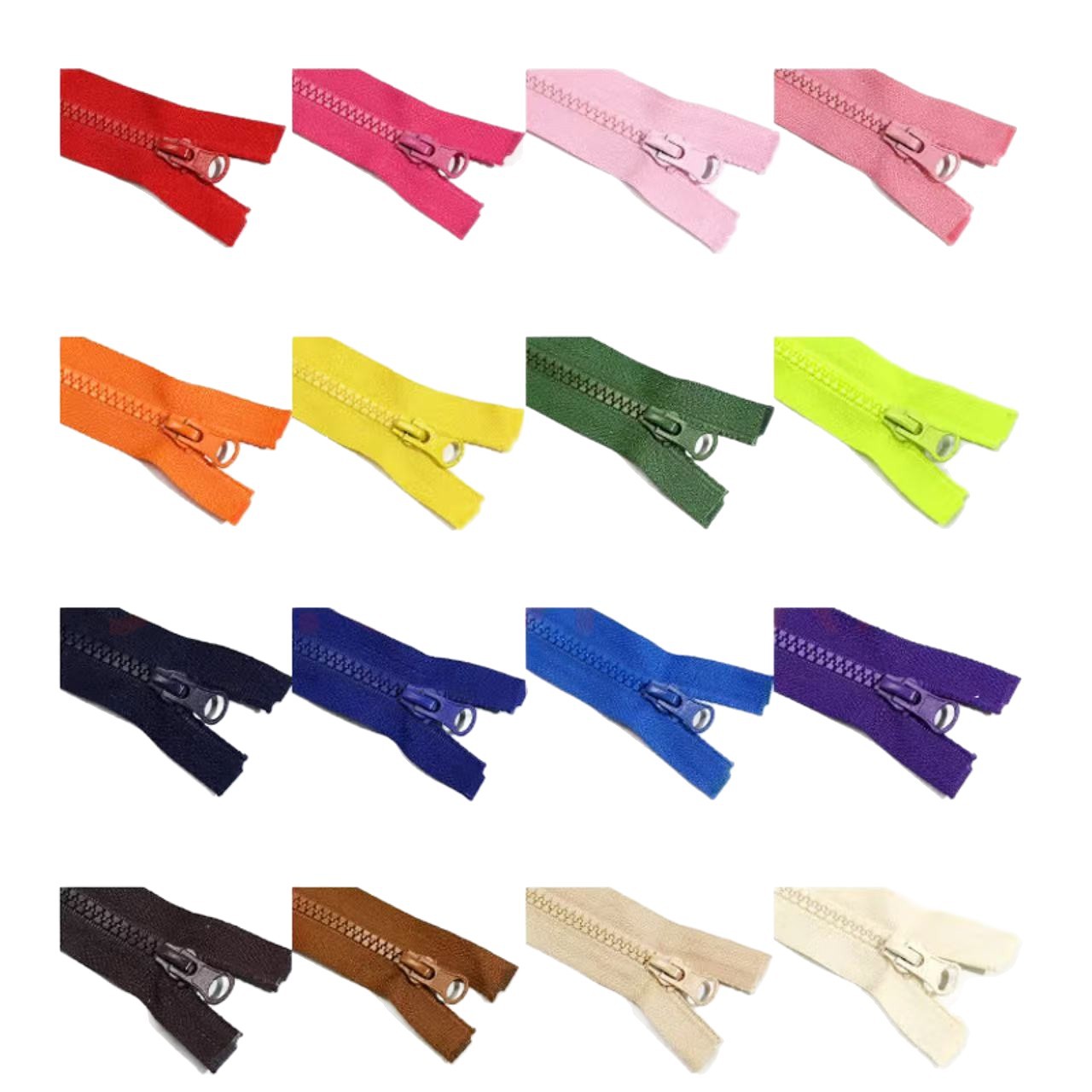No. 5 resin single opening zipper coarse teeth clothing jacket front opening special zipper opening tail color No. 5 resin zipper Item Picture