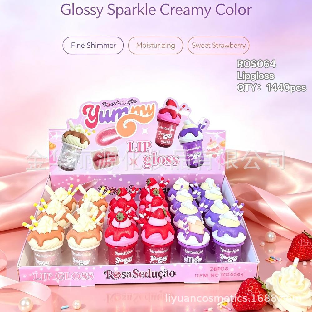 GLOSS LABIAL Honey Lip Oil Chocolate Lip Gloss Brazilian Lip Gloss LIPGLOSS Fruit Ice Cream Lip Gloss details Picture