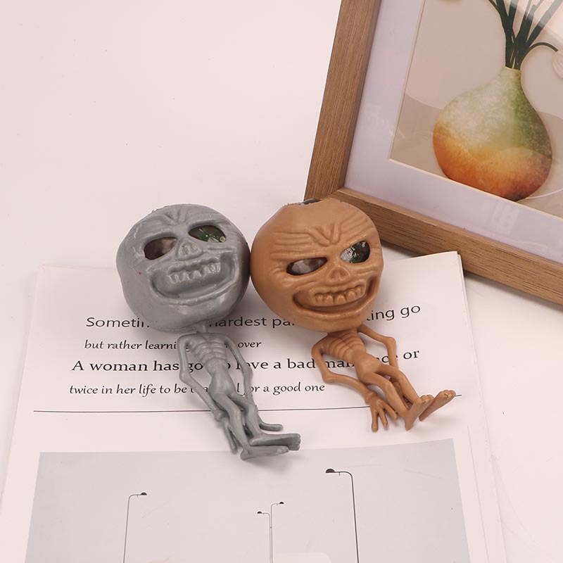 New, unique and hot-selling stress-relieving toys: Skull Grape Ball Squeeze toys are in stock and available for direct sale details Picture