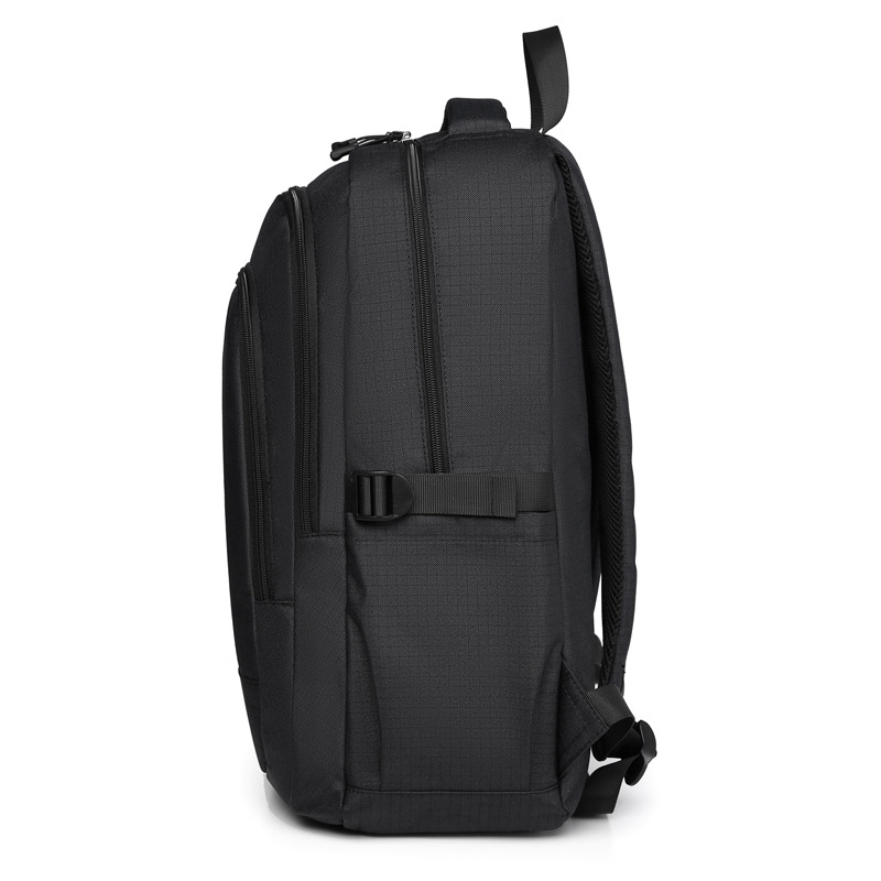 Cross-border single-item backpack, schoolbag, backpack, large capacity for students, unisex, commuting, fashionable and trendy, Korean style, versatile details Picture