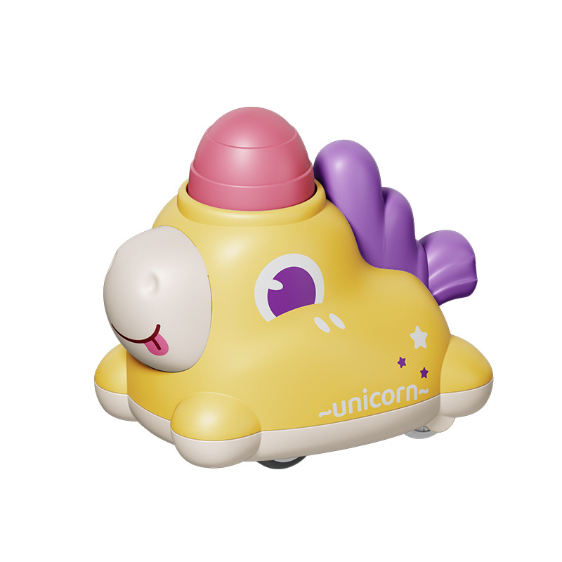 Children's fun press toy car, cartoon cute pet-shaped gifts for boys and girls in kindergarten Application Scenario
