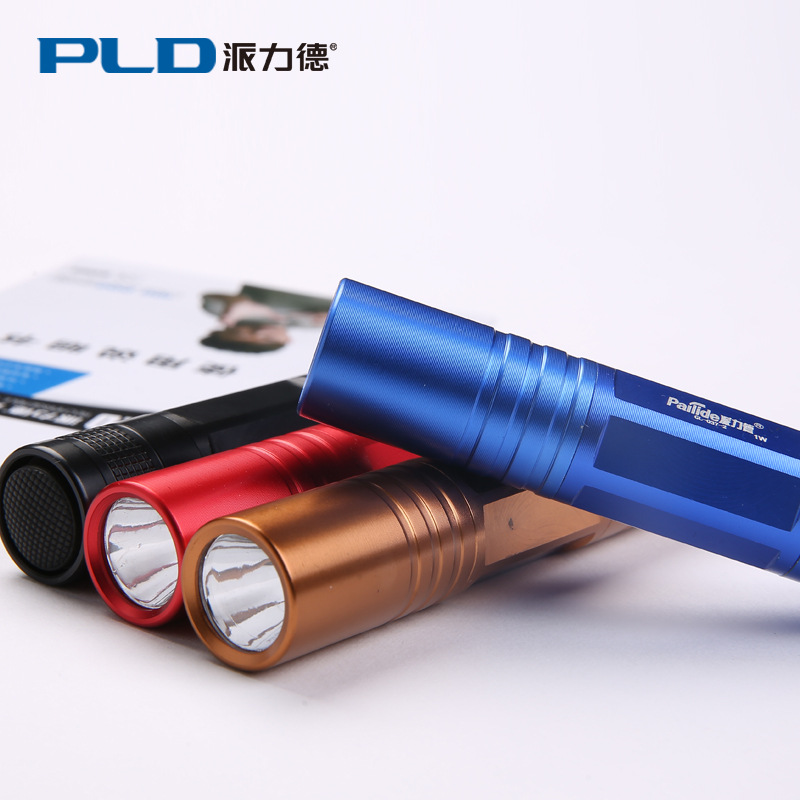 Flashlight, aluminum alloy children's small flashlight gift, can print logo, portable lighting lamp, led lamp, ultra-thin and light Specification image