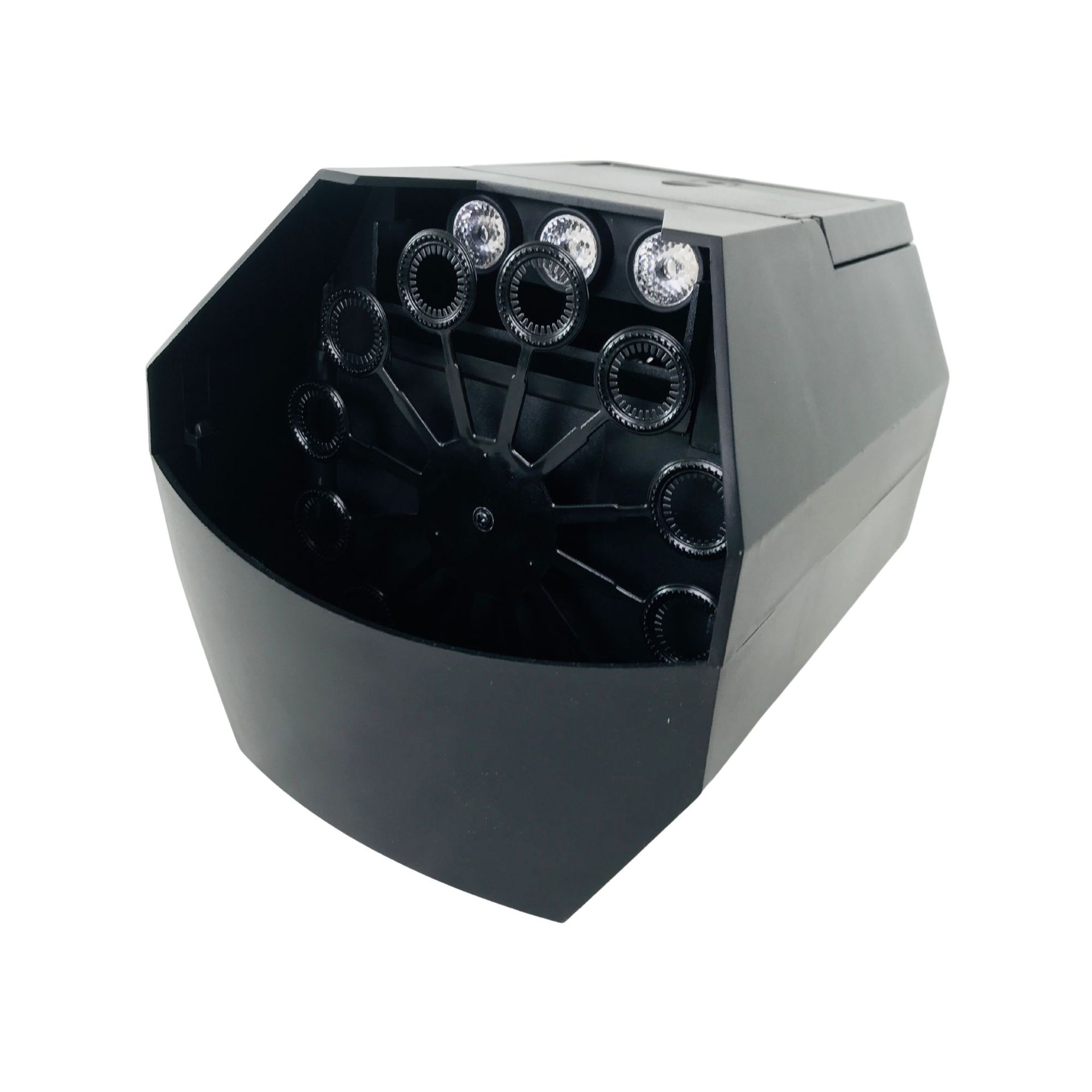 Cross-border led hexagonal private model bubble maker portátil portátil de batería bubble maker para bodas al aire libre escenario bubble maker Item Picture