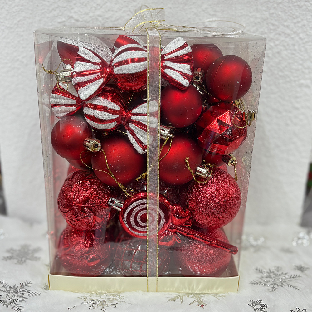 Amazon ambience-themed painted ball accessories, Christmas party, wedding, Christmas tree, candy pendants, Christmas decorations