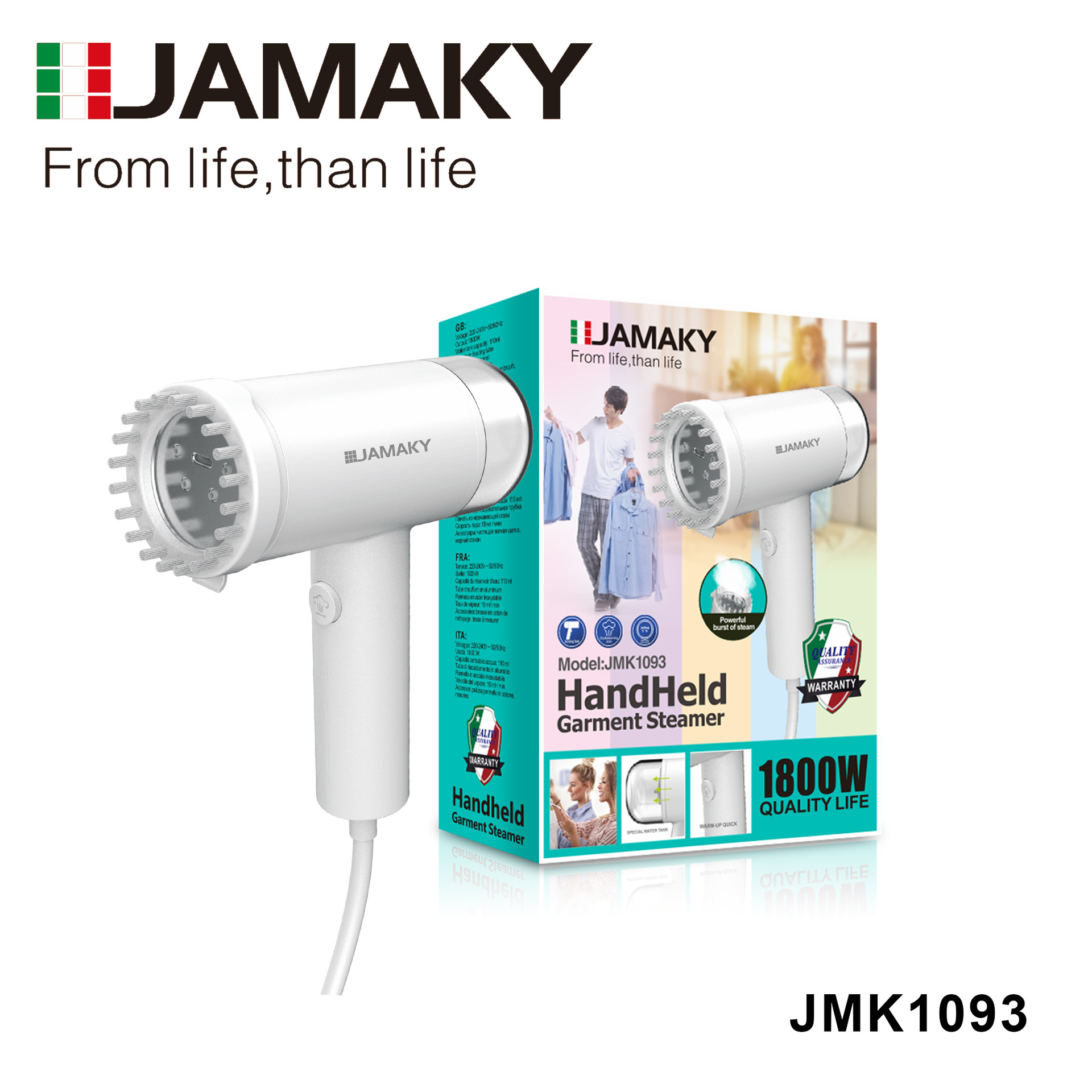 JAMAKY小型家用迷你手持便携式旅行折叠式蒸汽挂烫机熨烫机电熨斗