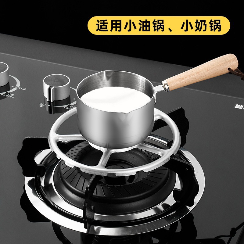Anti-slip small pot rack for gas stove, universal stove rack with four or five claws, auxiliary rack for wok and milk pot, gas stove accessories Specification image