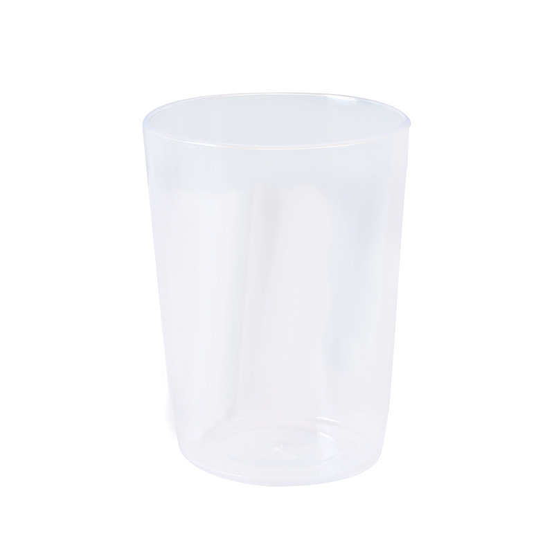 塑料透明漱口杯家用简约可印LOGO情侣款牙刷杯子家用水杯商务杯子白底实物图