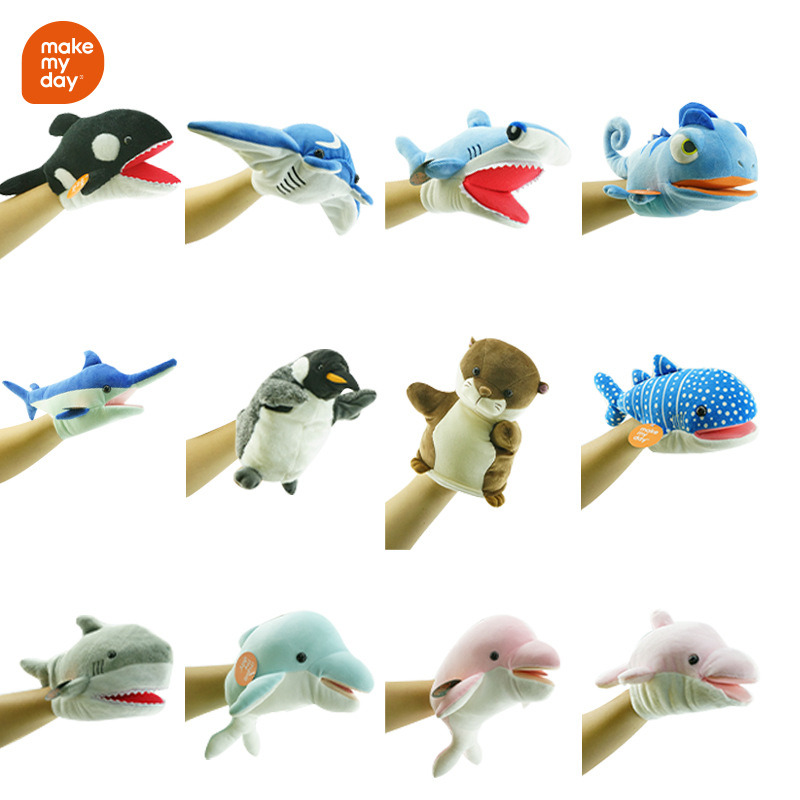 In the aquarium, sharks, orcas, hand puppets, ventriloquism, mouth puppets, toys, kindergarten performances, and story-telling animals can be seen