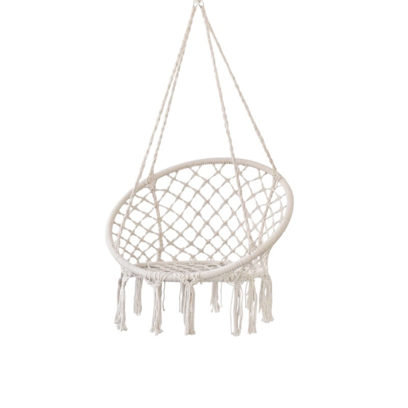 Outdoor leisure hanging chairs, adult Ins-style cradle beds, children's woven Nordic indoor hanging baskets, swings, hammocks wholesale Item Picture