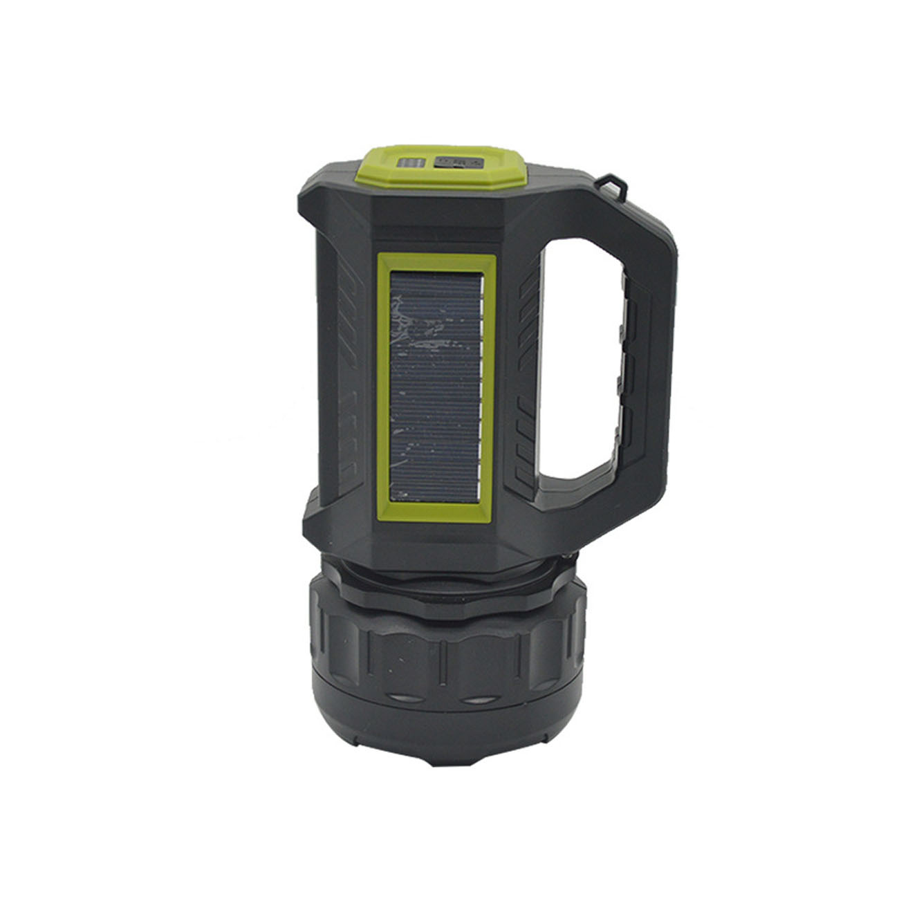 Solar-powered rechargeable flashlight, outdoor portable light, searchlight, USB red light warning light, cross-border T95 outdoor emergency Application Scenario