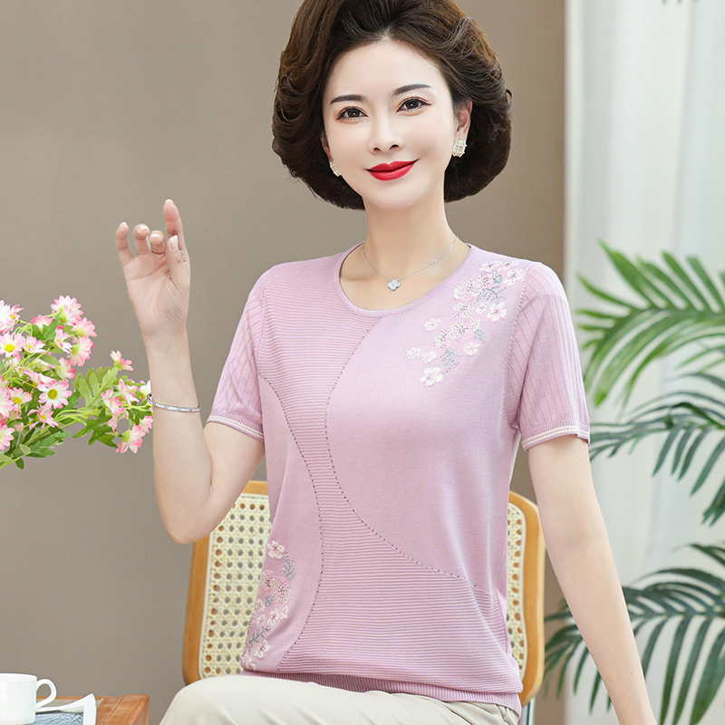 中老年女装实物图